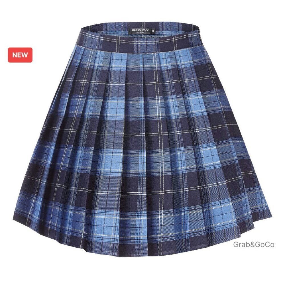Pleated Mini Skirt Y2K Chic Preppy Casual Everyday Wear Smooth Fabric